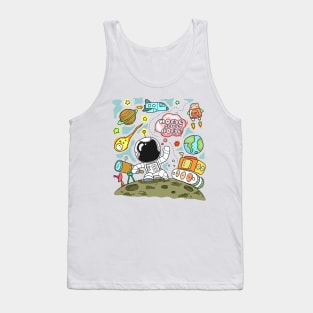 Ascending to the moon Tank Top